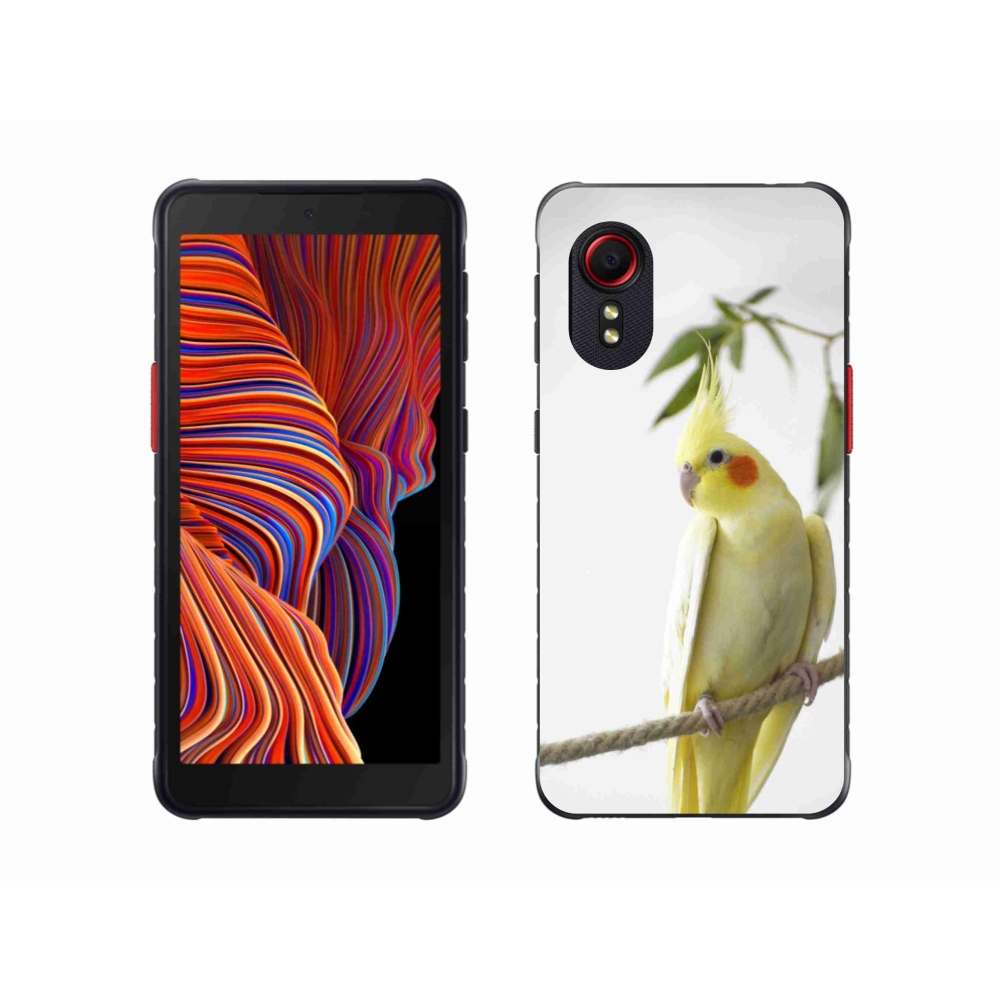 Gélový kryt mmCase na Samsung Galaxy Xcover 5 - papagáj korela chocholatá