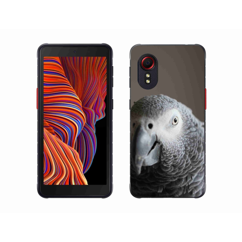 Gélový kryt mmCase na Samsung Galaxy Xcover 5 - papagáj žako 2
