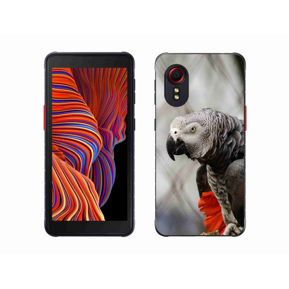 Gélový kryt mmCase na Samsung Galaxy Xcover 5 - papagáj žako 3
