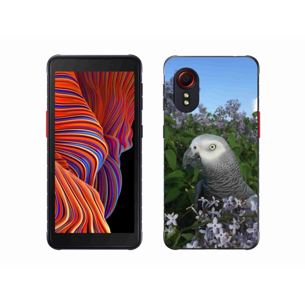 Gélový kryt mmCase na Samsung Galaxy Xcover 5 - papagáj žako