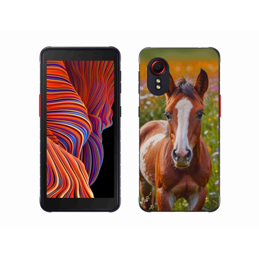 Gélový kryt mmCase na Samsung Galaxy Xcover 5 - roztomilé žriebä