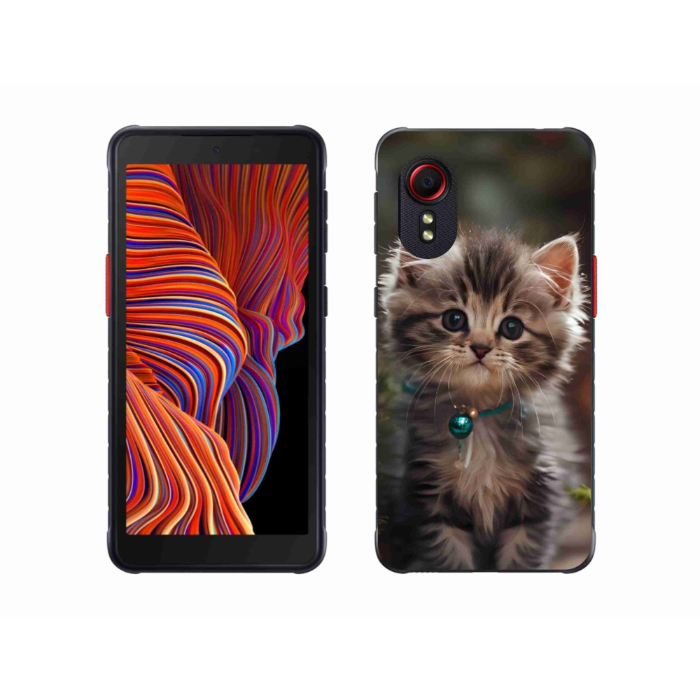 Gélový kryt mmCase na Samsung Galaxy Xcover 5 - roztomilé mačiatko 11