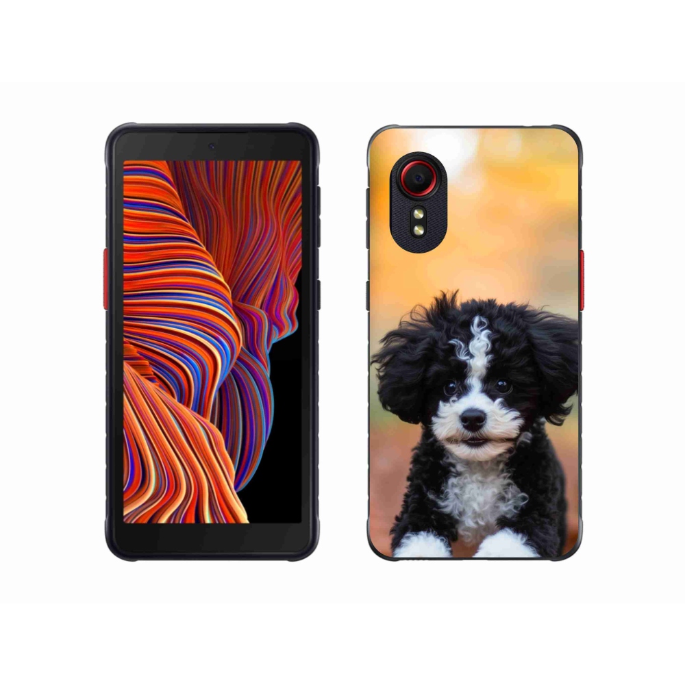 Gélový kryt mmCase na Samsung Galaxy Xcover 5 - roztomilé šteňa 2