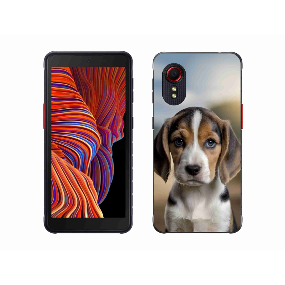 Gélový kryt mmCase na Samsung Galaxy Xcover 5 - roztomilý bígl
