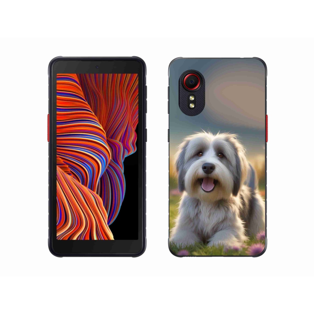 Gélový kryt mmCase na Samsung Galaxy Xcover 5 - roztomilý havanský psík