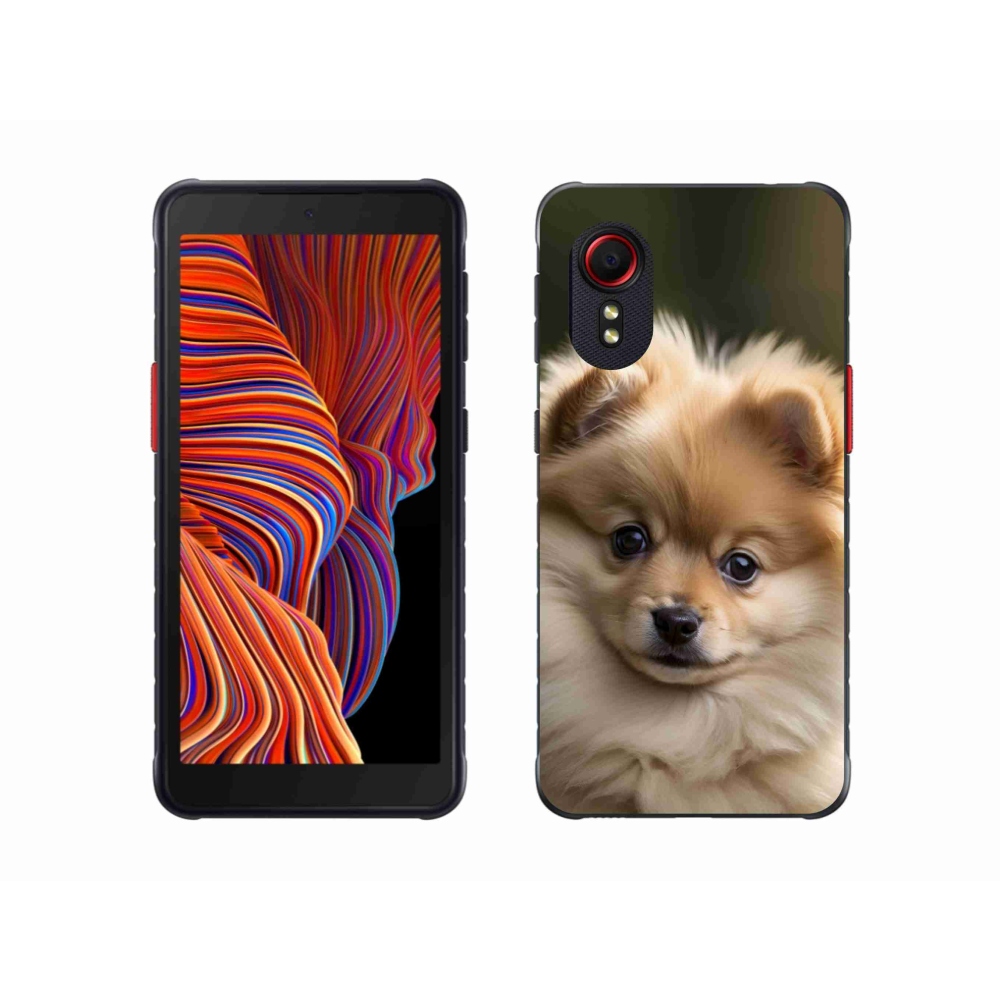 Gélový kryt mmCase na Samsung Galaxy Xcover 5 - roztomilý pomeranian 2
