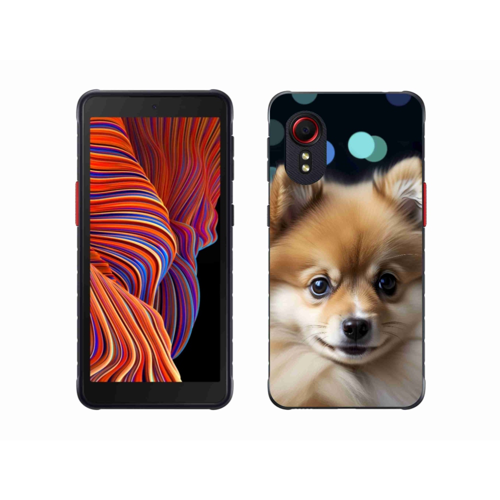 Gélový kryt mmCase na Samsung Galaxy Xcover 5 - roztomilý pomeranian