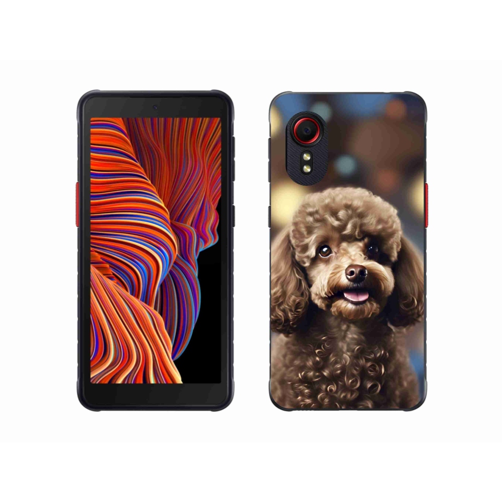 Gélový kryt mmCase na Samsung Galaxy Xcover 5 - roztomilý pudel