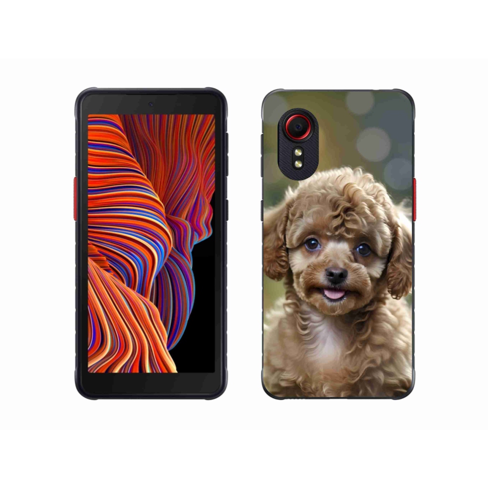Gélový kryt mmCase na Samsung Galaxy Xcover 5 - roztomilý pudel