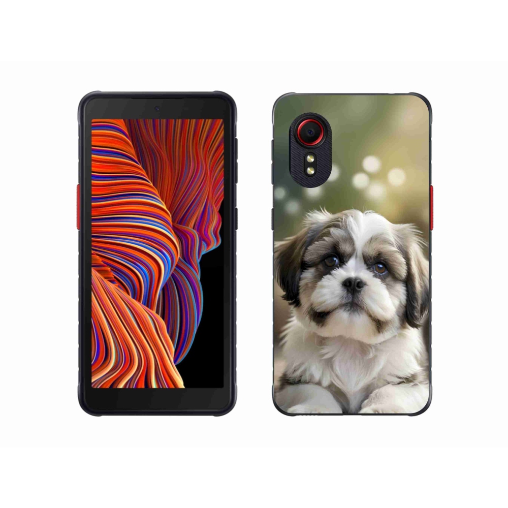 Gélový kryt mmCase na Samsung Galaxy Xcover 5 - roztomilý shih-tzu