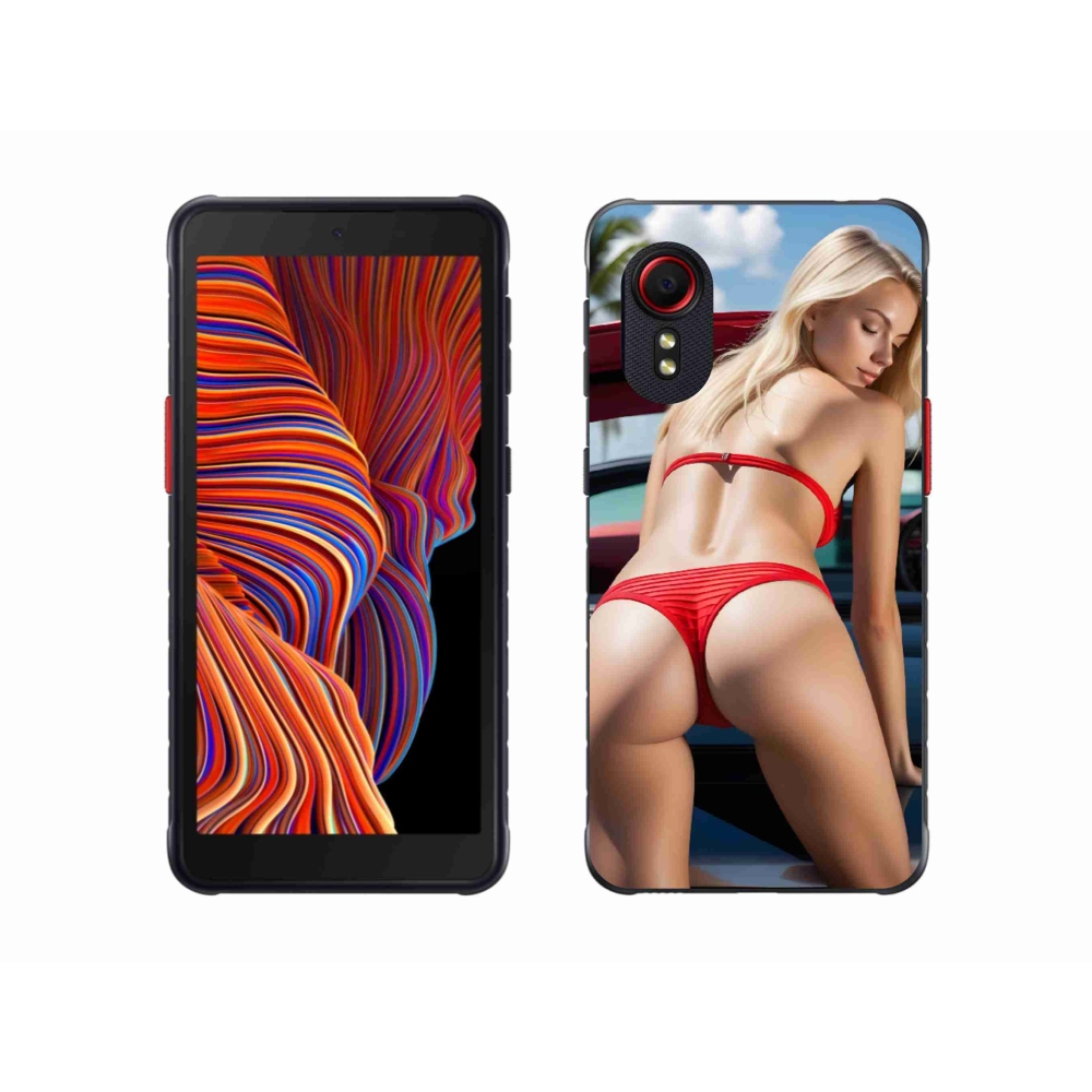 Gélový kryt mmCase Samsung Galaxy Xcover 5 - sexy žena 2