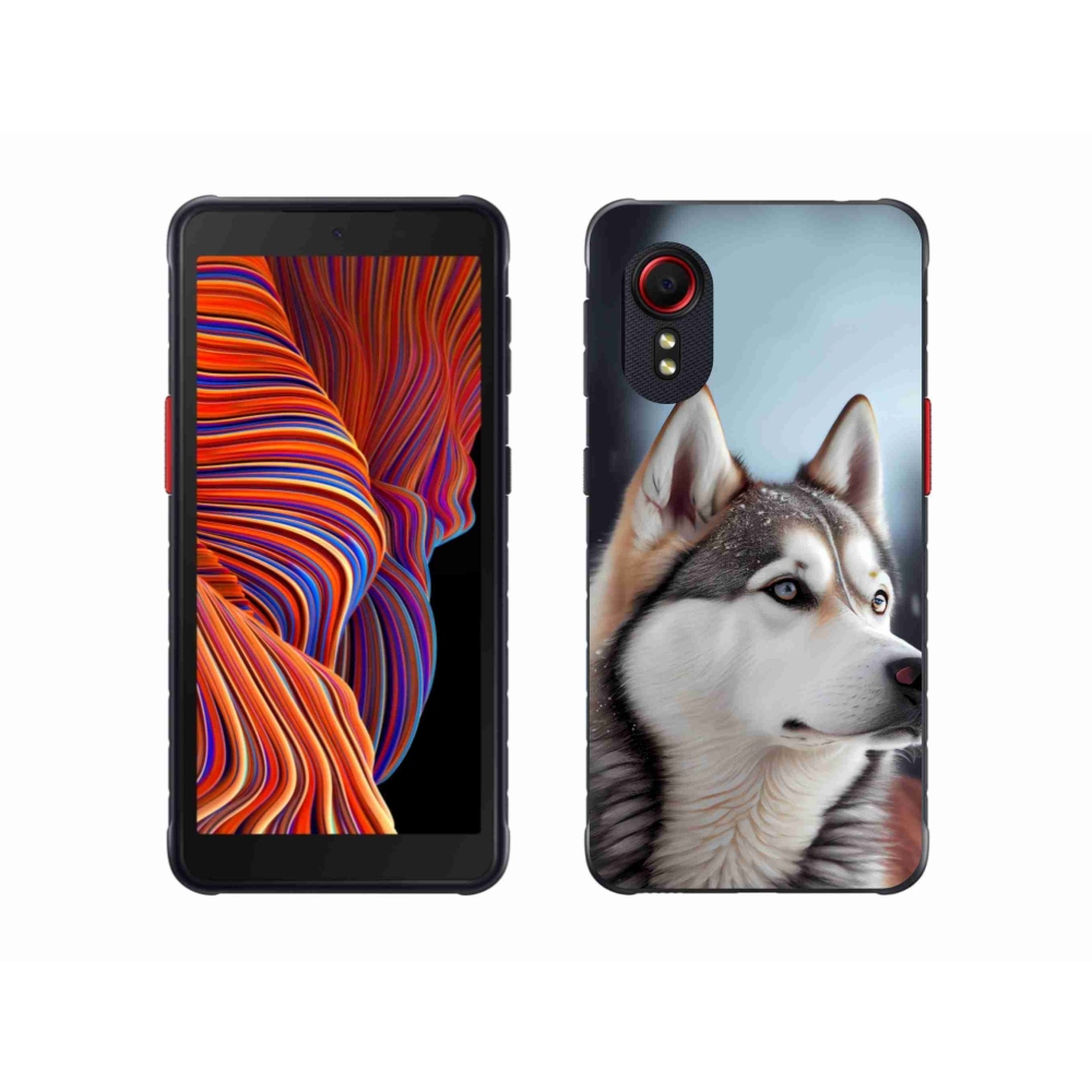 Gélový kryt mmCase na Samsung Galaxy Xcover 5 - sibírsky husky