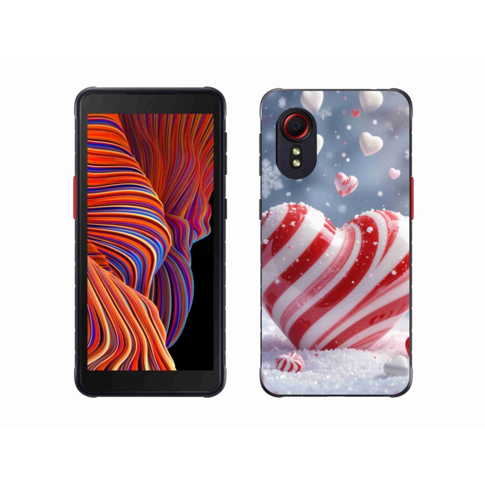 Gélový kryt mmCase na Samsung Galaxy Xcover 5 - sladké srdce