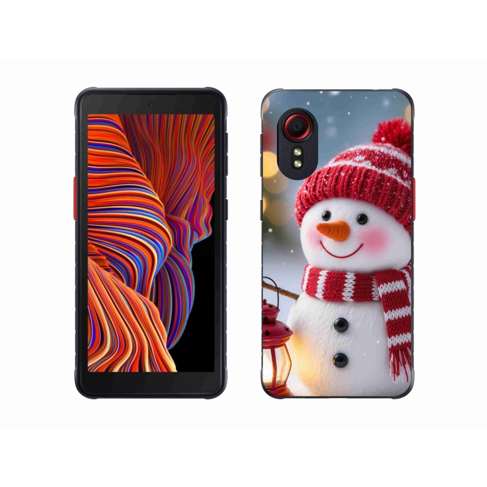 Gélový kryt mmCase na Samsung Galaxy Xcover 5 - snehuliak 2