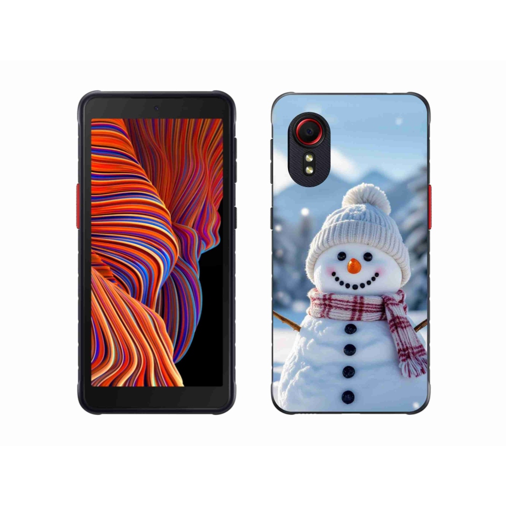 Gélový kryt mmCase na Samsung Galaxy Xcover 5 - snehuliak 3