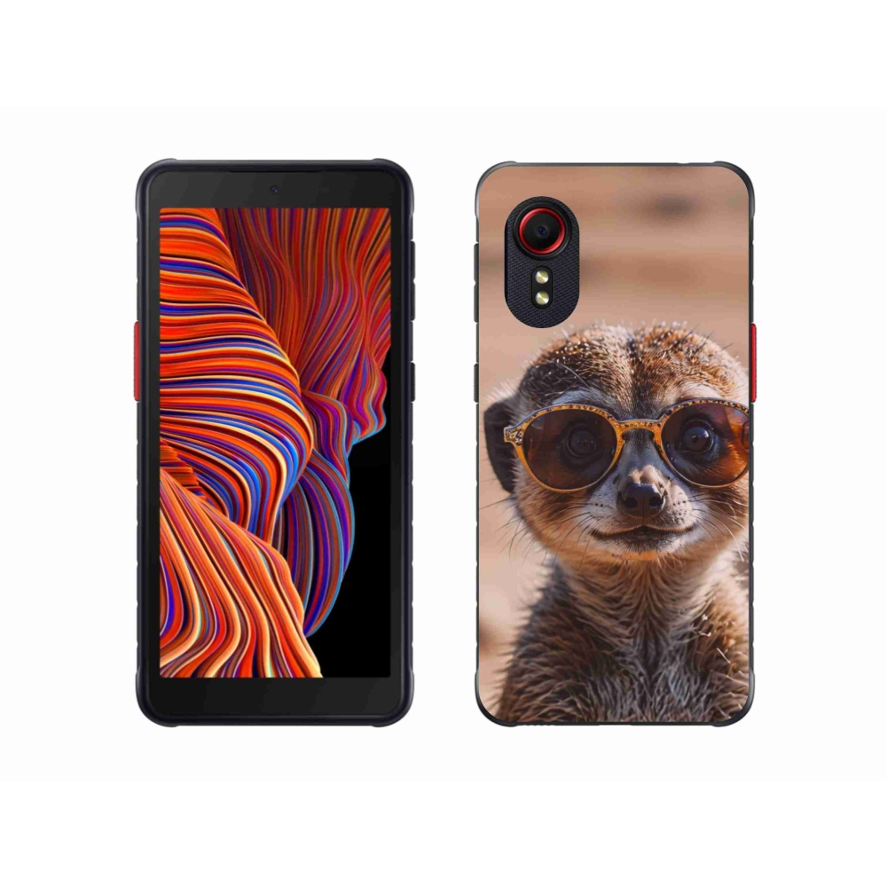 Gélový kryt mmCase na Samsung Galaxy Xcover 5 - štýlové surikata
