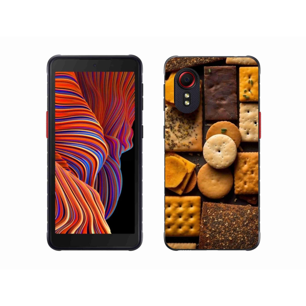 Gélový kryt mmCase na Samsung Galaxy Xcover 5 - sušienky