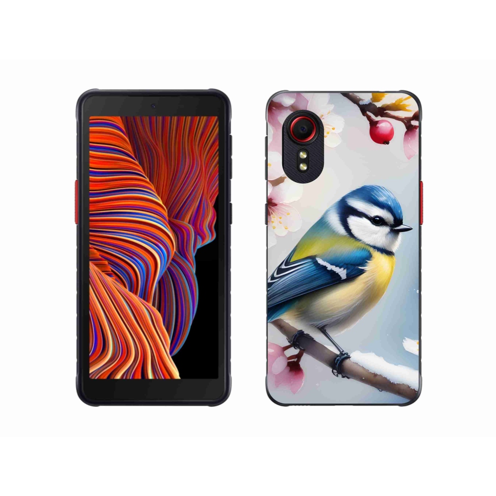 Gélový kryt mmCase na Samsung Galaxy Xcover 5 - sýkorka