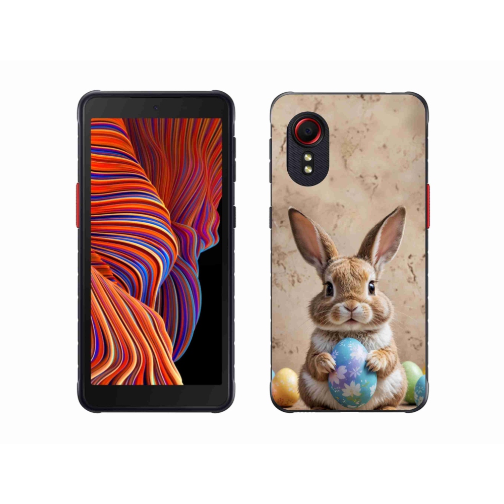 Gélový kryt mmCase na Samsung Galaxy Xcover 5 - veľkonočný zajačik