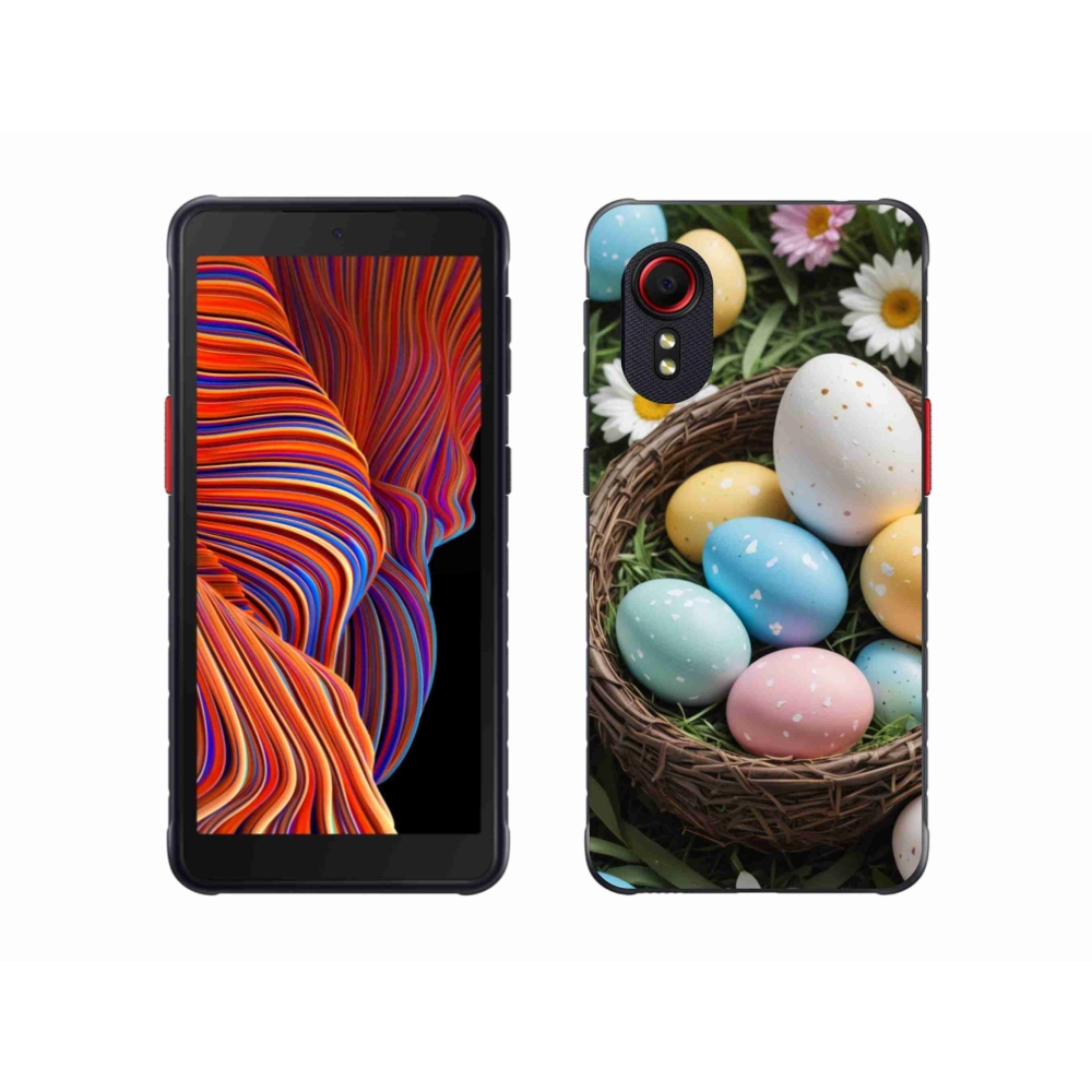 Gélový kryt mmCase na Samsung Galaxy Xcover 5 - veľkonočné vajíčka 2