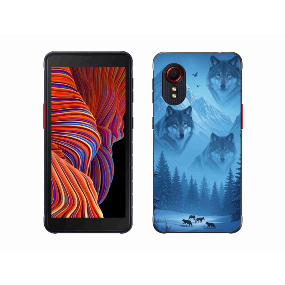 Gélový kryt mmCase na Samsung Galaxy Xcover 5 - vlčia svorka