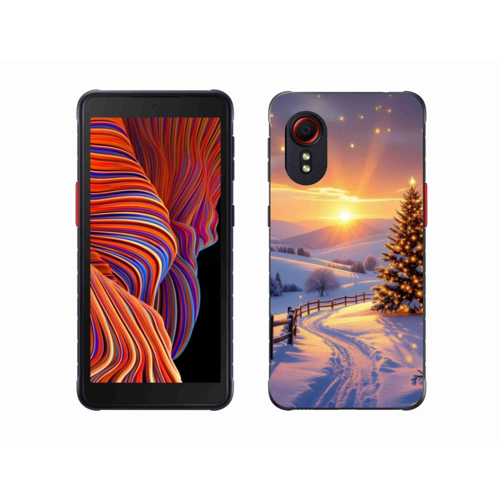 Gélový kryt mmCase na Samsung Galaxy Xcover 5 - zimná krajina