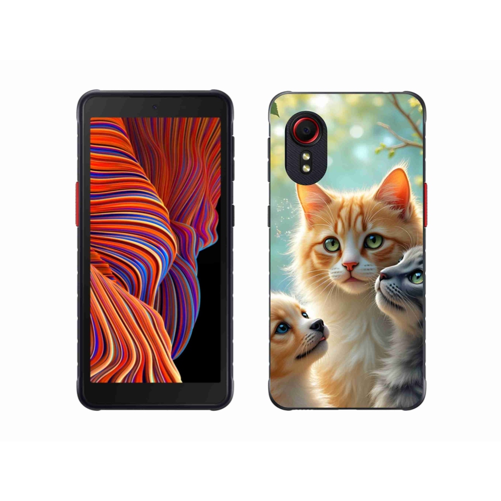 Gélový kryt mmCase na Samsung Galaxy Xcover 5 - zvieracie priateľstvo 2