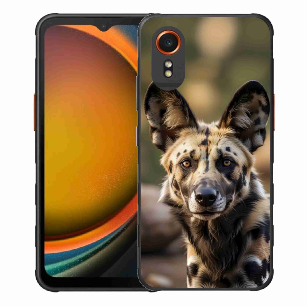 Gélový kryt mmCase Samsung Galaxy Xcover 7 - africký divoký pes