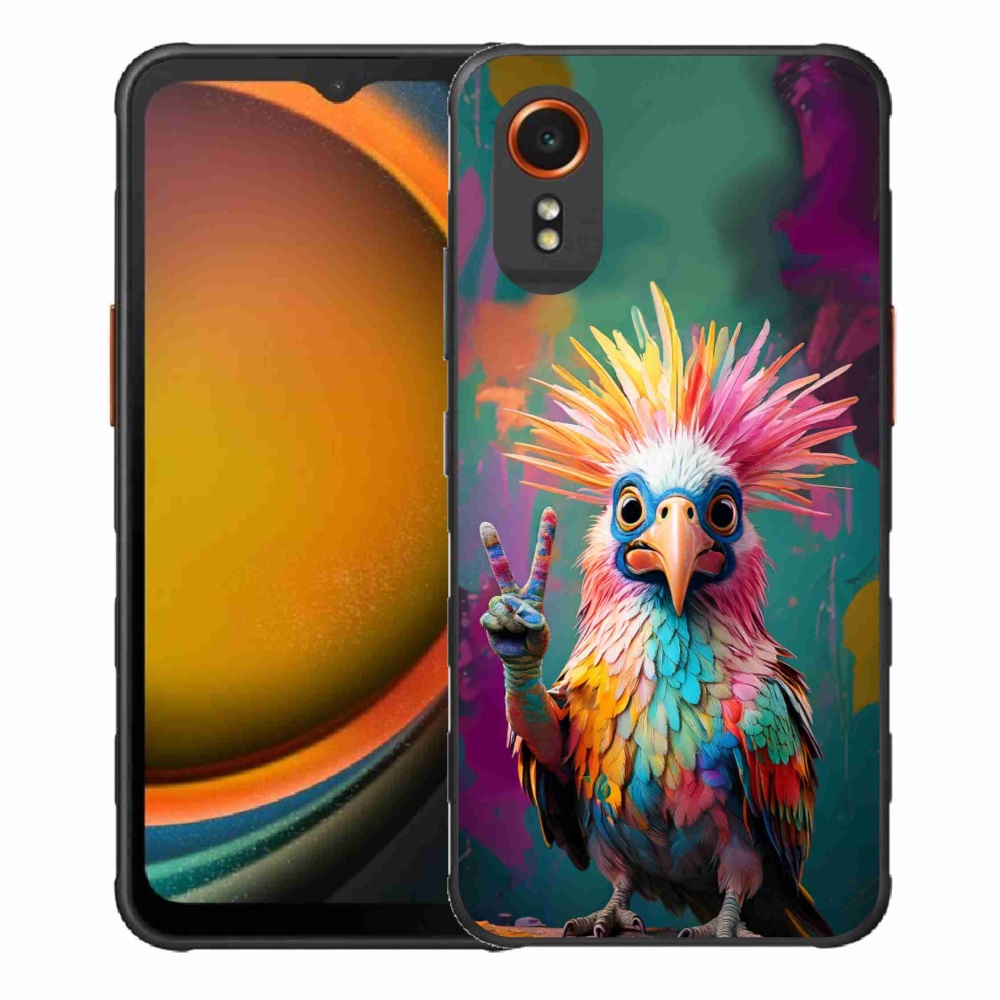 Gélový kryt mmCase na Samsung Galaxy Xcover 7 - farebný rebel