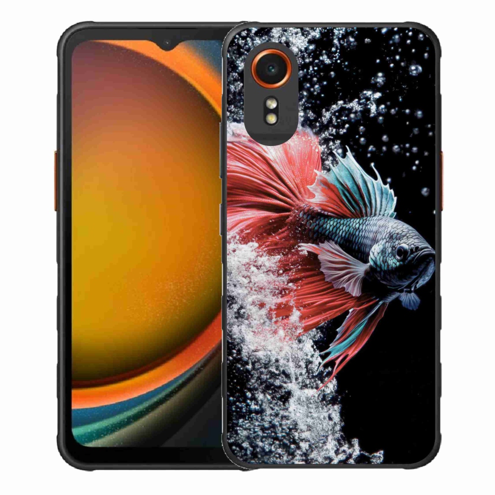 Gélový kryt mmCase na Samsung Galaxy Xcover 7 - bojovníčka pestrá
