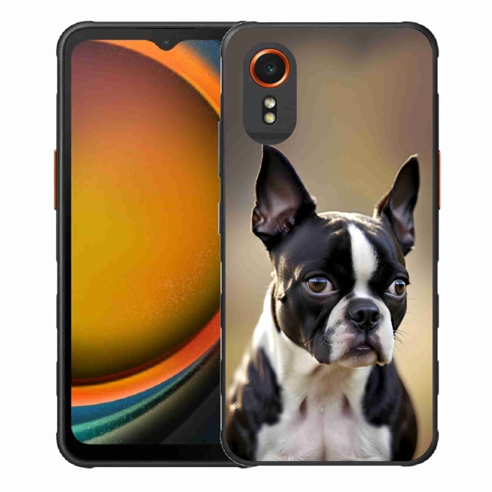 Gélový kryt mmCase na Samsung Galaxy Xcover 7 - bostonský teriér