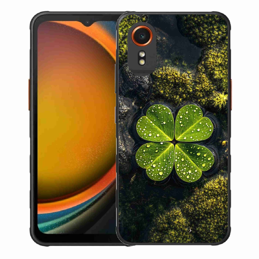 Gélový kryt mmCase na Samsung Galaxy Xcover 7 - štvorlístok