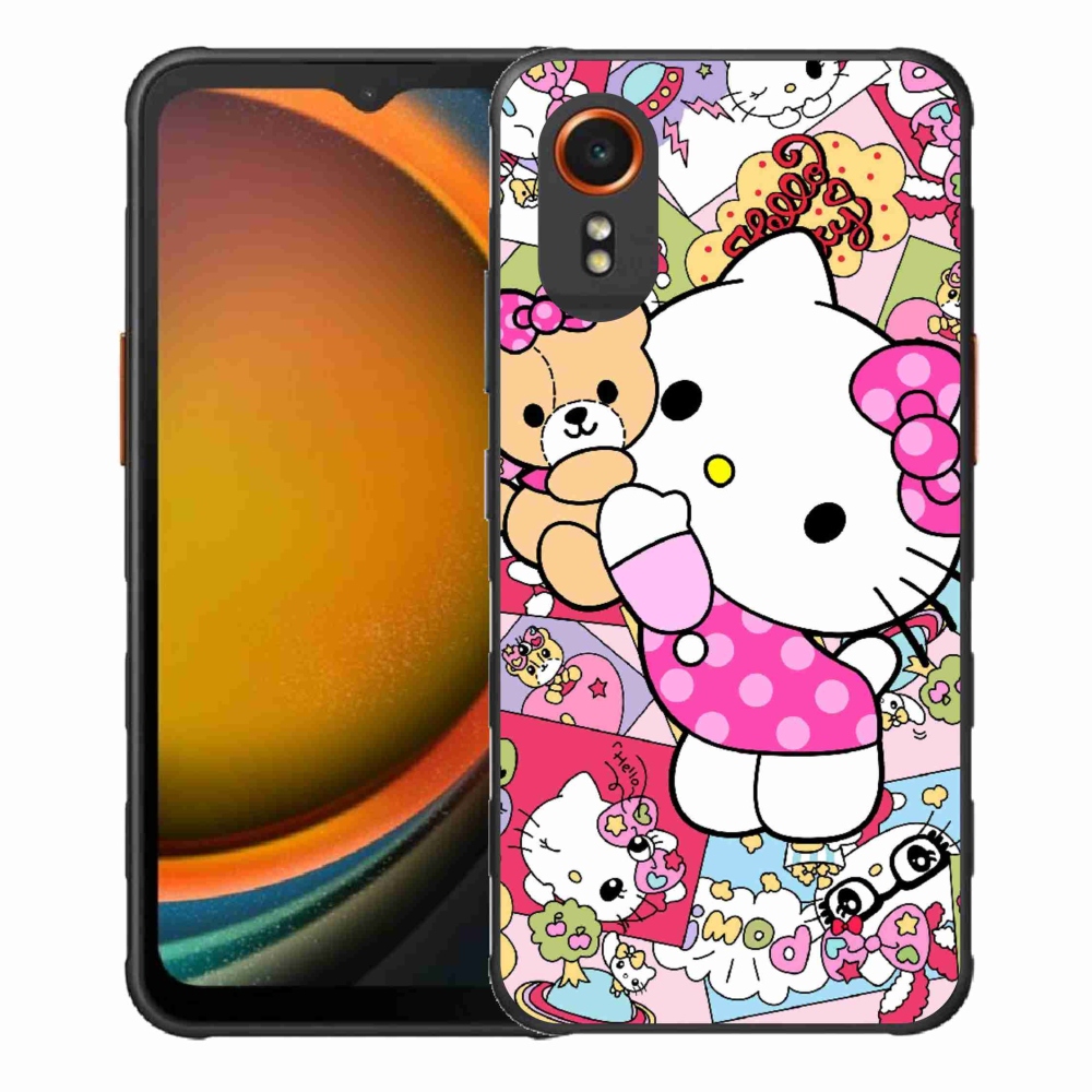 Gélový kryt mmCase na Samsung Galaxy Xcover 7 - cute kitty