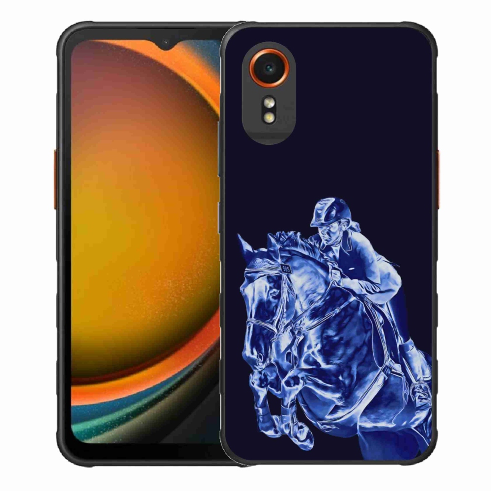 Gélový kryt mmCase na Samsung Galaxy Xcover 7 - dostihový kôň