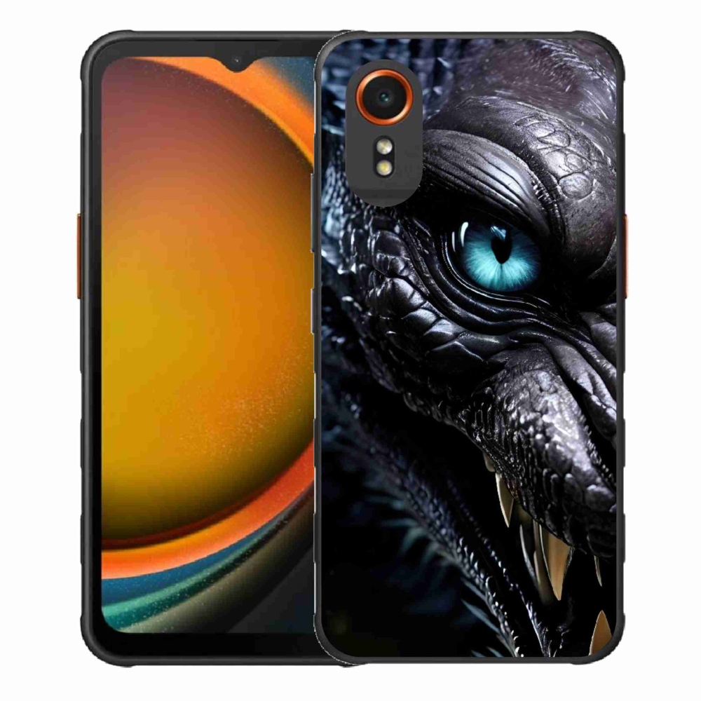 Gélový kryt mmCase na Samsung Galaxy Xcover 7 - dračí pohľad