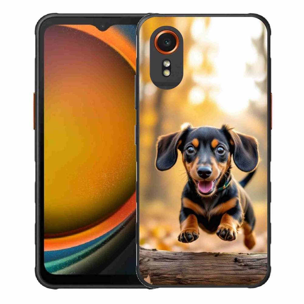 Gélový kryt mmCase na Samsung Galaxy Xcover 7 - jazvečík 2