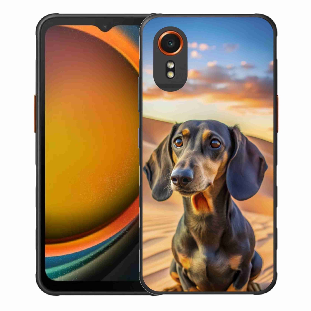 Gélový kryt mmCase na Samsung Galaxy Xcover 7 - jazvečík 3