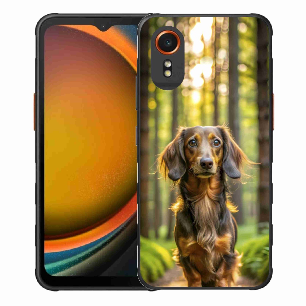 Gélový kryt mmCase na Samsung Galaxy Xcover 7 - jazvečík 4