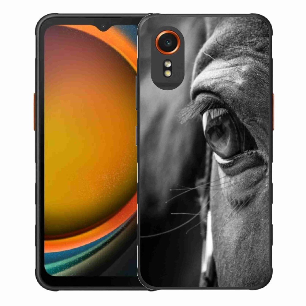 Gélový kryt mmCase na Samsung Galaxy Xcover 7 - konský pohľad