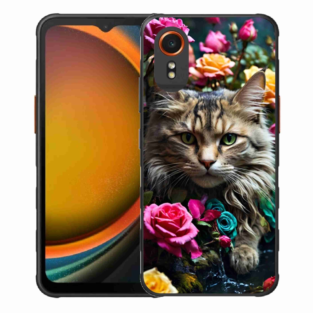 Gélový kryt mmCase na Samsung Galaxy Xcover 7 - mačacie pohľad 2