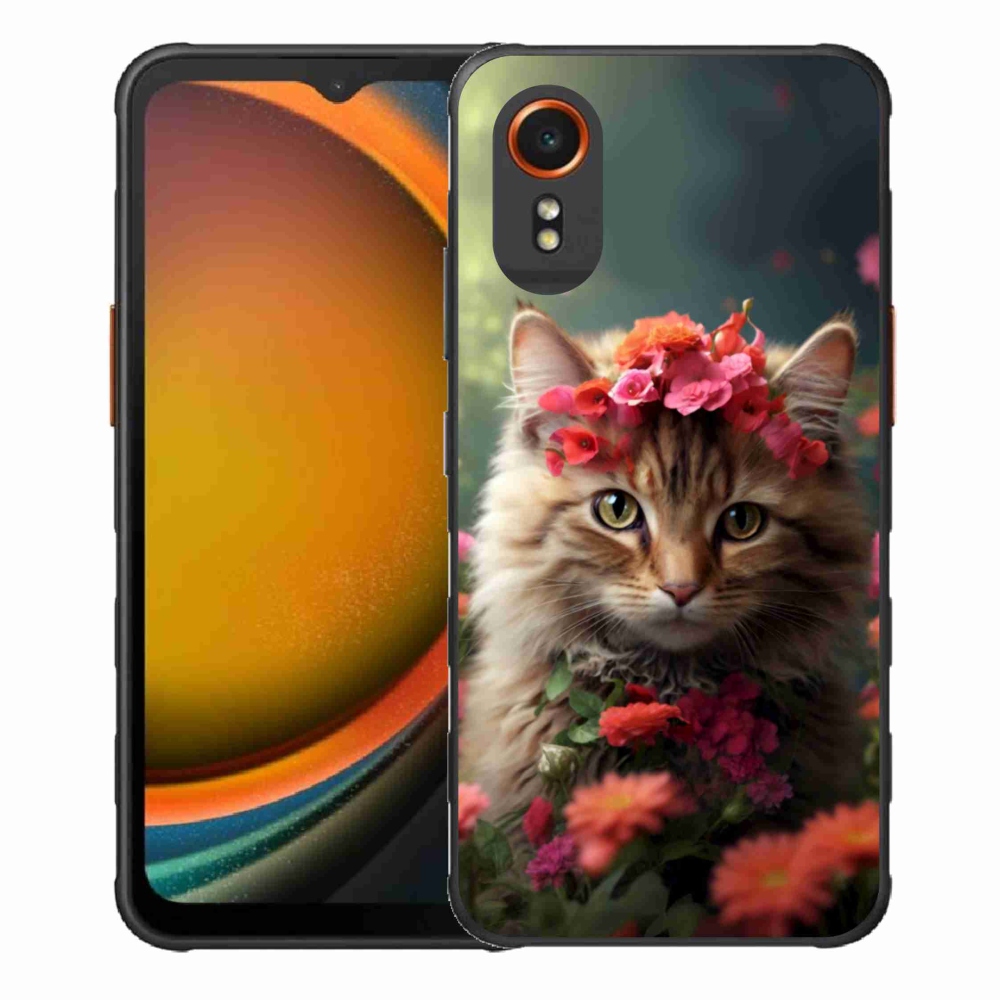 Gélový kryt mmCase na Samsung Galaxy Xcover 7 - mačacie princezná