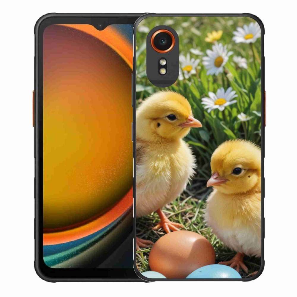 Gélový kryt mmCase na Samsung Galaxy Xcover 7 - kuriatka