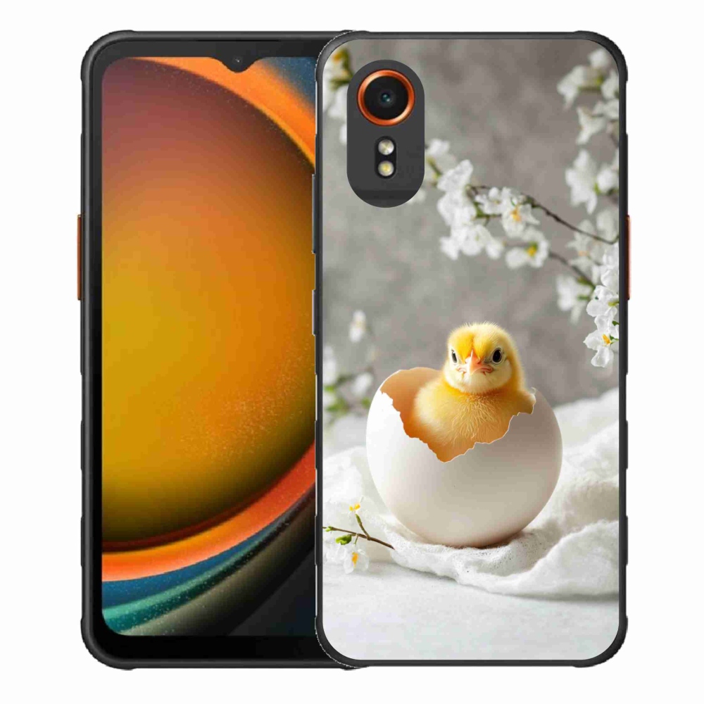 Gélový kryt mmCase na Samsung Galaxy Xcover 7 - kuriatko
