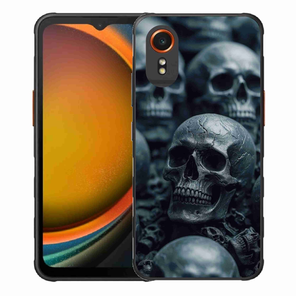 Gélový kryt mmCase na Samsung Galaxy Xcover 7 - lebka 2