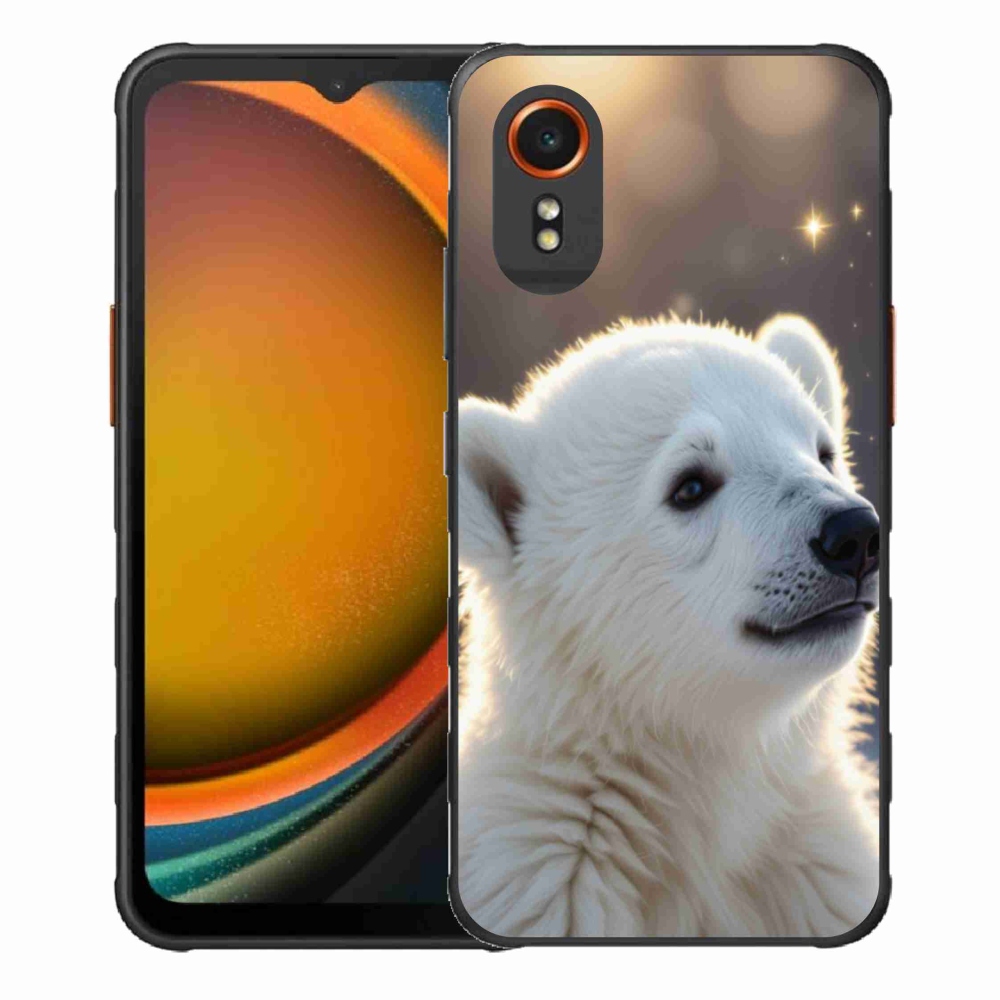 Gélový kryt mmCase na Samsung Galaxy Xcover 7 - ľadový medveď