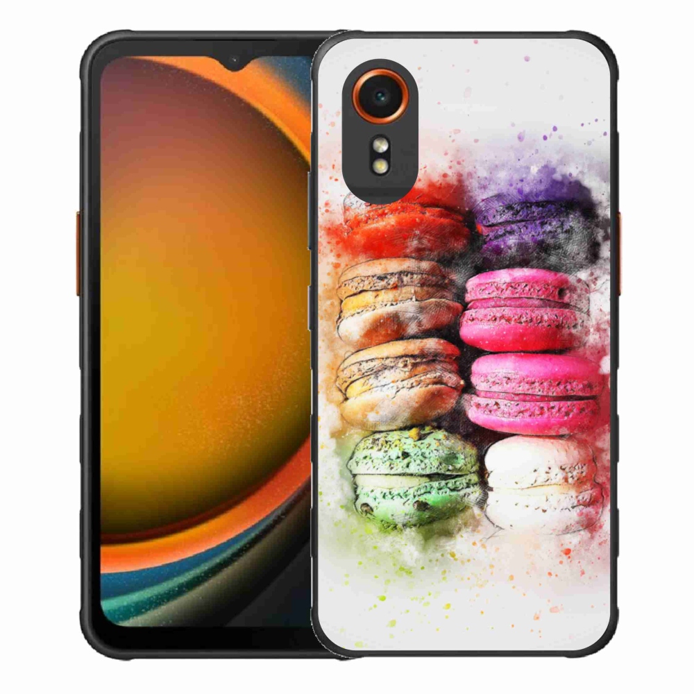 Gélový kryt mmCase na Samsung Galaxy Xcover 7 - makrónky