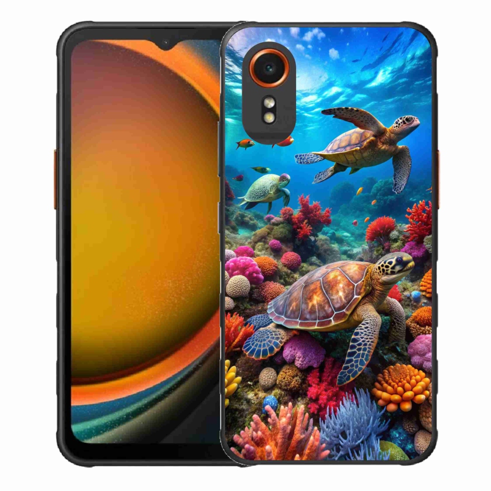 Gélový kryt mmCase na Samsung Galaxy Xcover 7 - morský svet 2