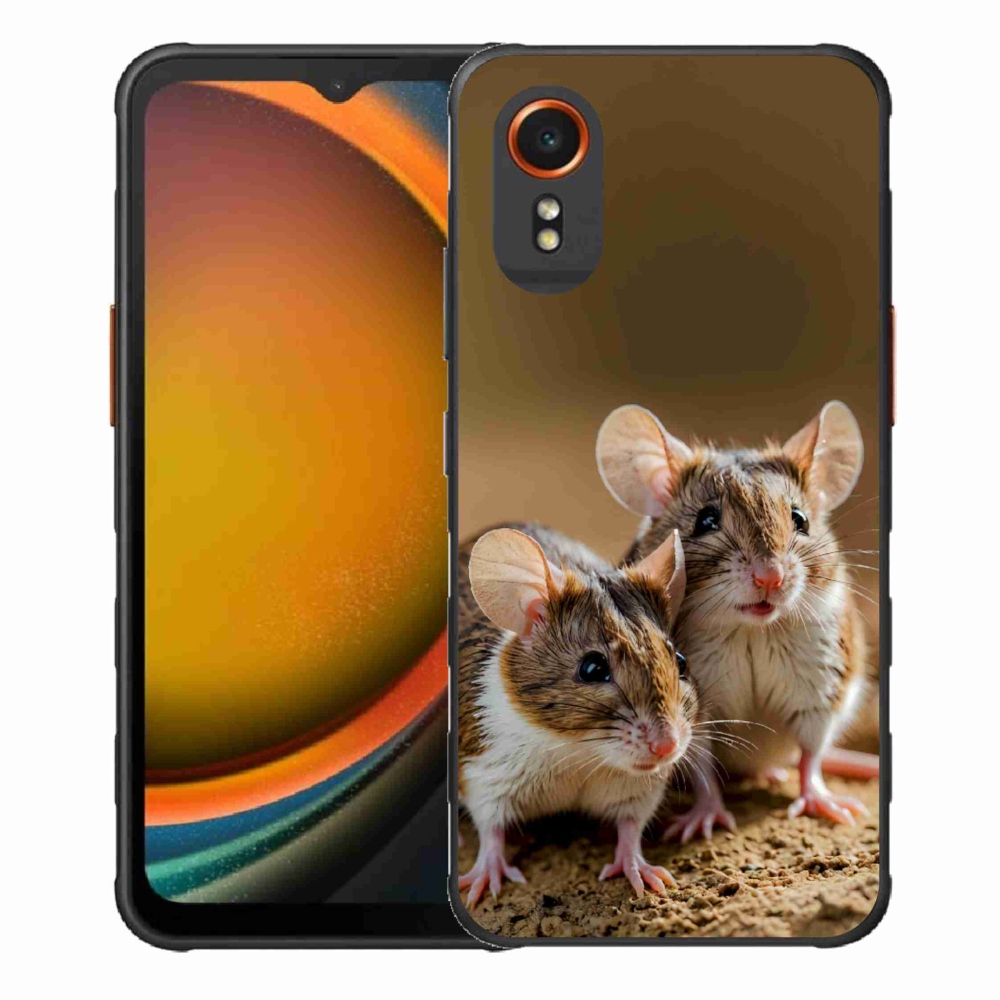 Gélový kryt mmCase na Samsung Galaxy Xcover 7 - myší duo