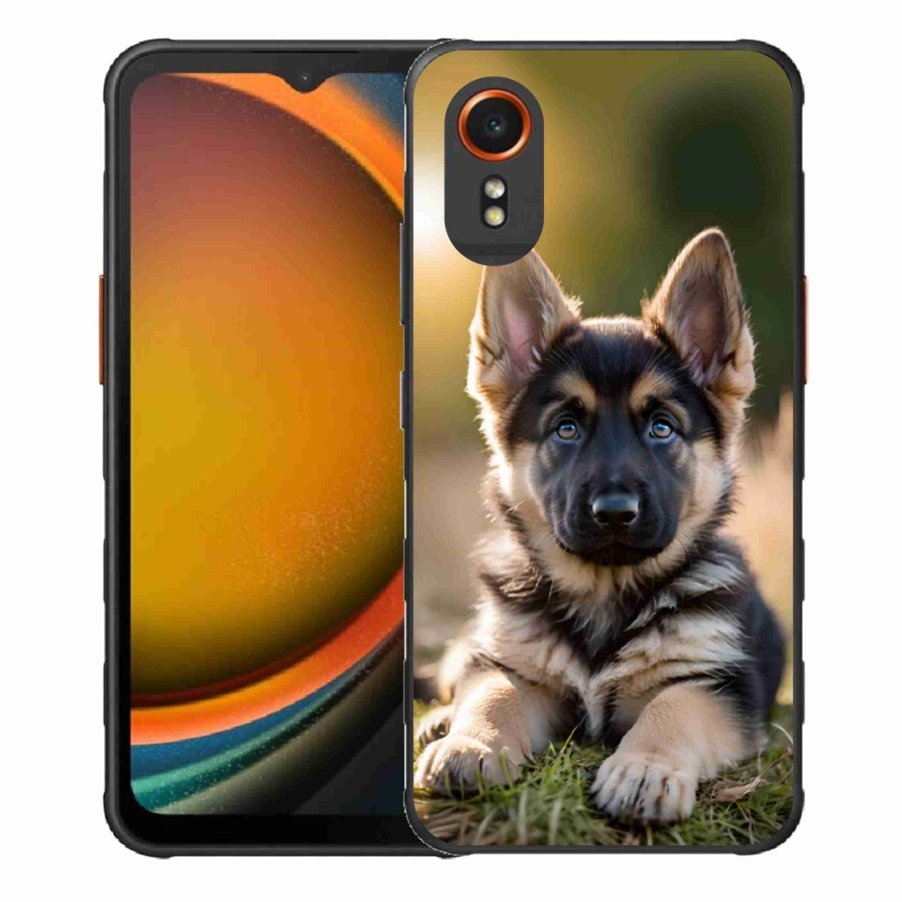 Gélový kryt mmCase na Samsung Galaxy Xcover 7 - nemecký ovčiak v prírode