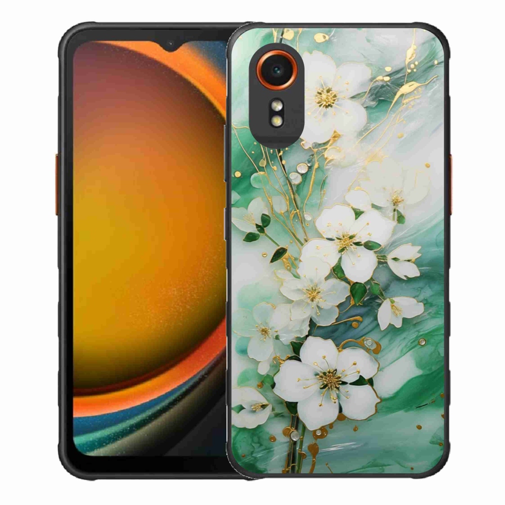 Gélový kryt mmCase na Samsung Galaxy Xcover 7 - nežné kvety
